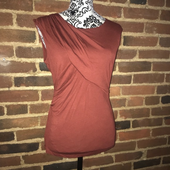 Ann Taylor Tops - Ann Taylor sleeveless rust colored top